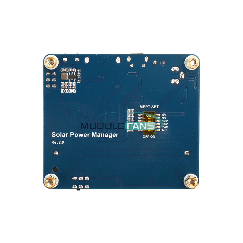 Power Manager Module for 6V~24V Solar Panel Support MPPT USB Battery Charging