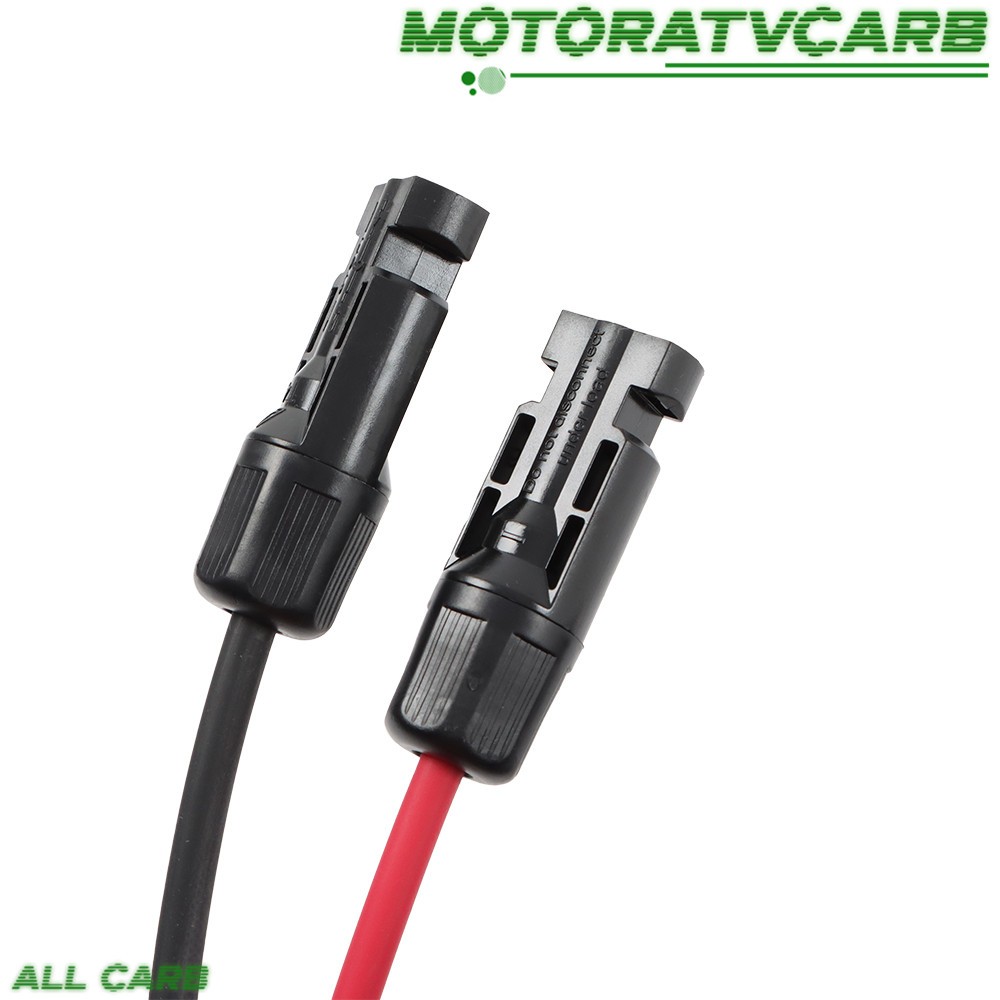 ALL-CARB 12AWG 20M Black+Red Solar Panel Extension Cable Wire+Connector