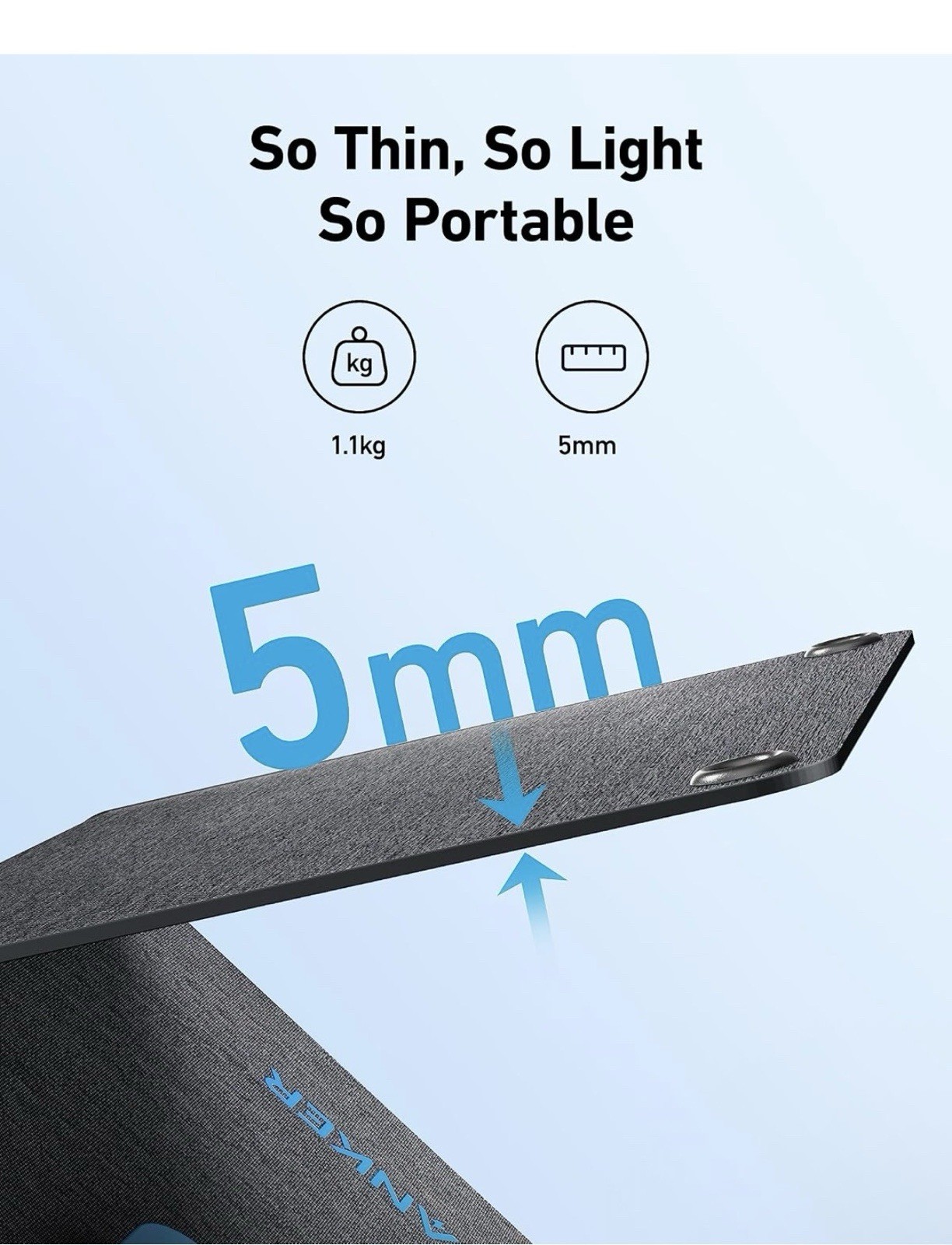 Anker Solix PS30 Solar Panel 30W Foldable Portable Solar Charger IP65 A2426
