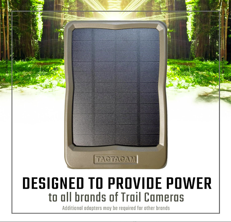 ✅Tactacam Reveal External Solar Panel Reveal X, XB and SK EXT-V1📦