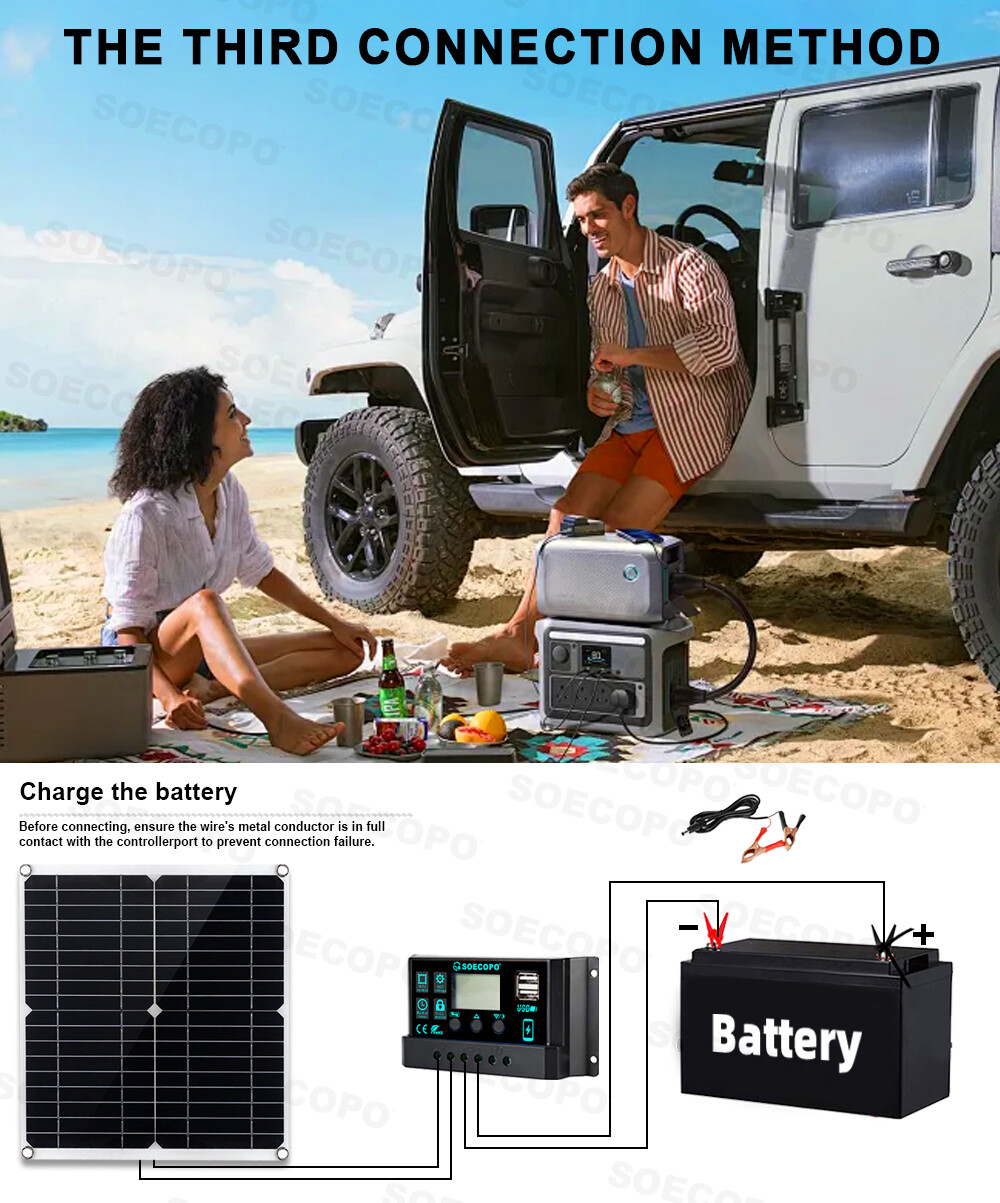6000W 110V 100A Solar Panel Kit Complete Solar Power Generator Home Grid System