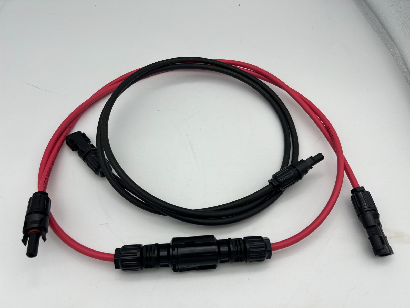 Pair 10AWG or 12AWG with in-line fuse 1000v 15A PV extension cable PC UL listed