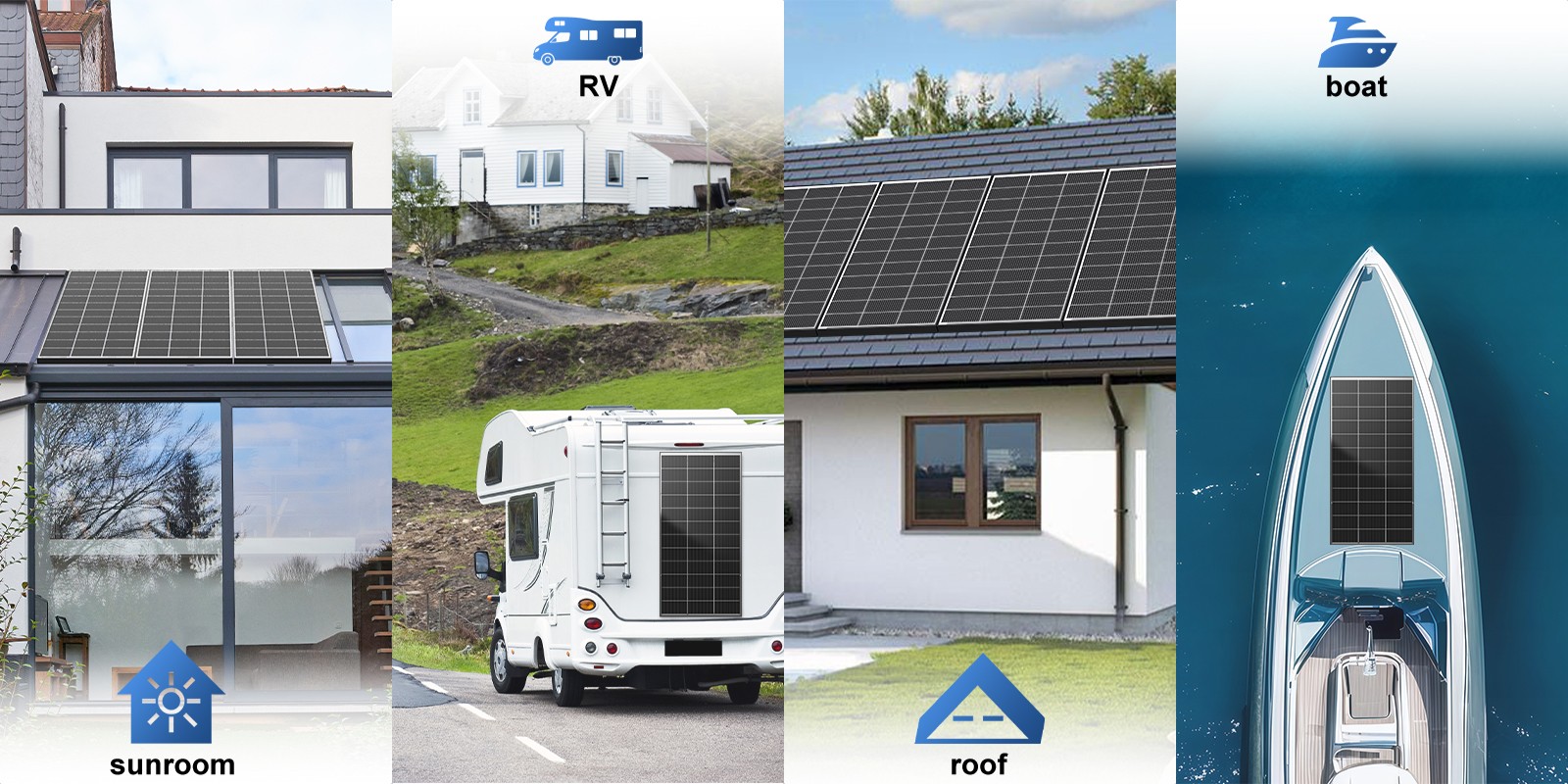200W 1200W Bifacial N-type Solar Panel 12V Mono 18BB High-Efficiency PV Off-Grid