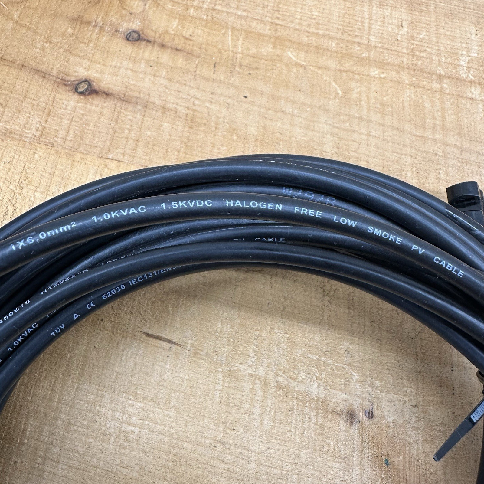 Sunkean 6mm² Solar Cable 62930 IEC 131 H1Z2Z2-K – Black PV Low Smoke