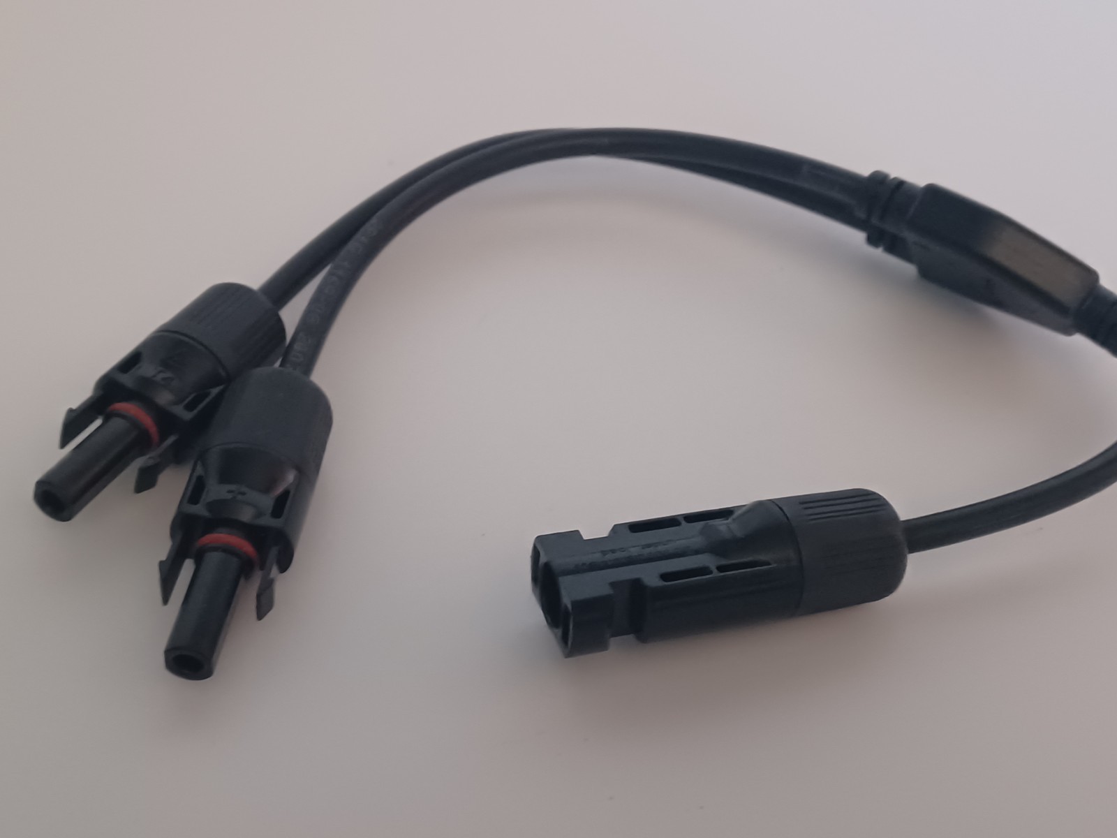 Y Branch Connector Cable Solar Panel Cable Connector Parallel Connector