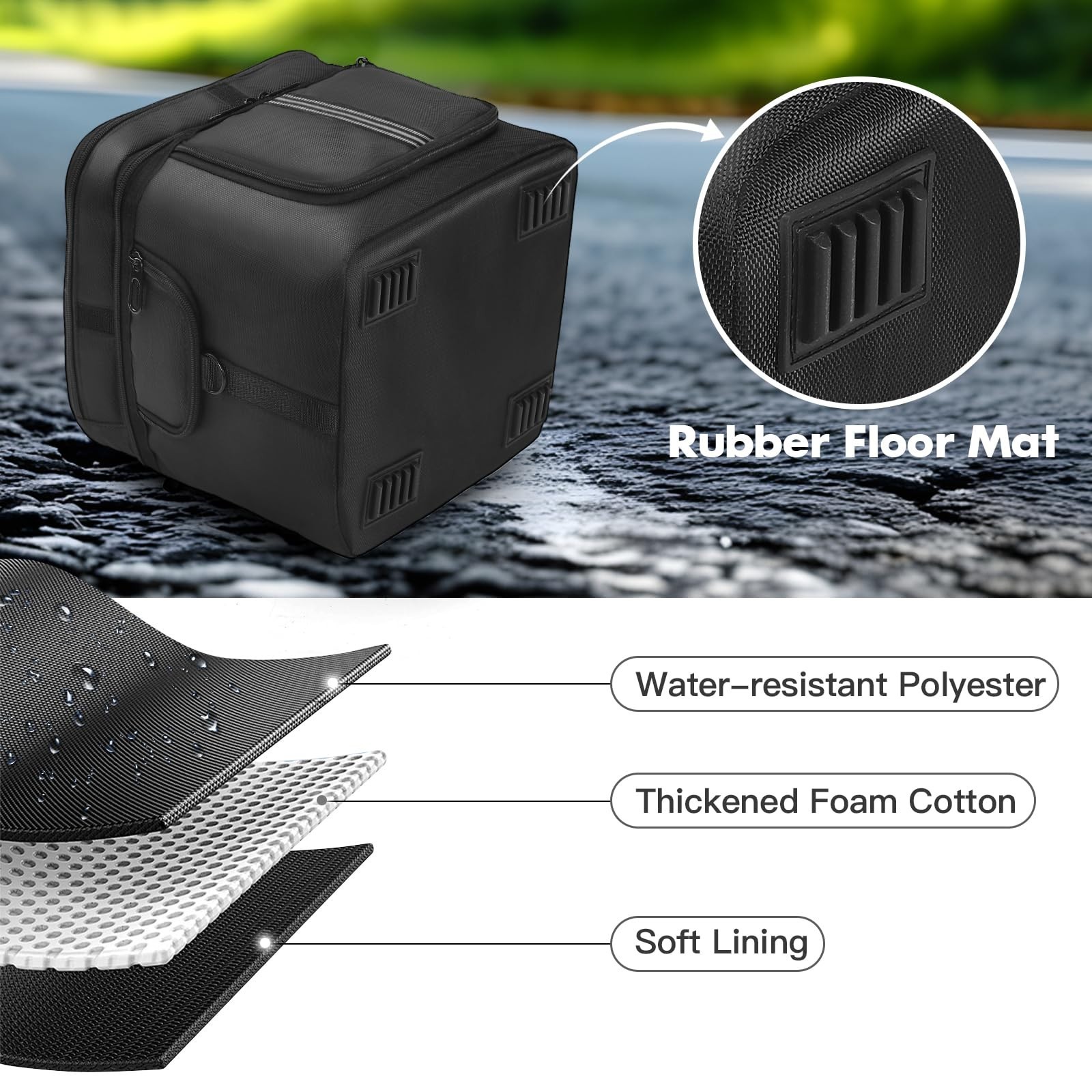 Portable Power Station Carrying Case for River 2 Max 500 – Protective Storage Ba