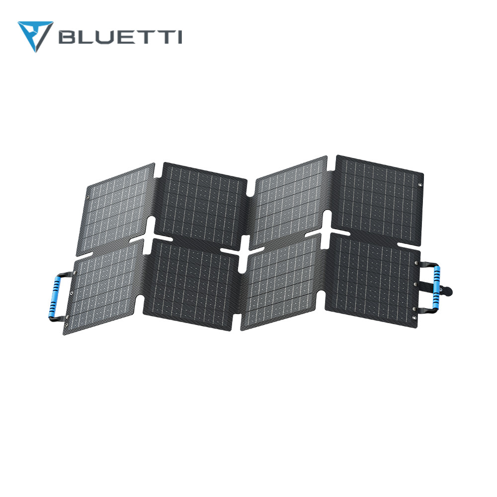 BLUETTI 60W Foldabl Solar Panel for Power Station Handsfree 1/2 AC2A EB3A