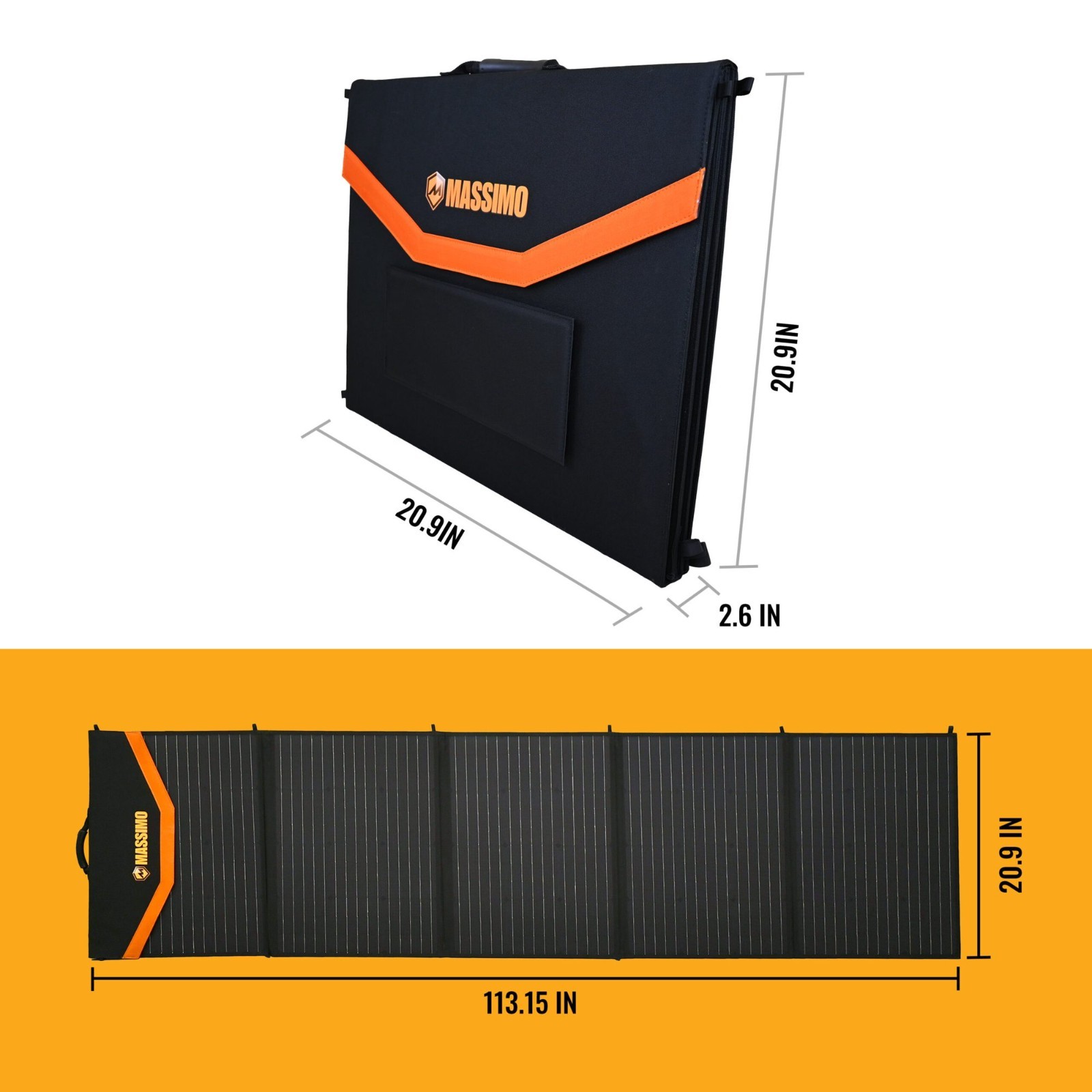 Brand New Massimo 200W Foldable Solar Panel Kit