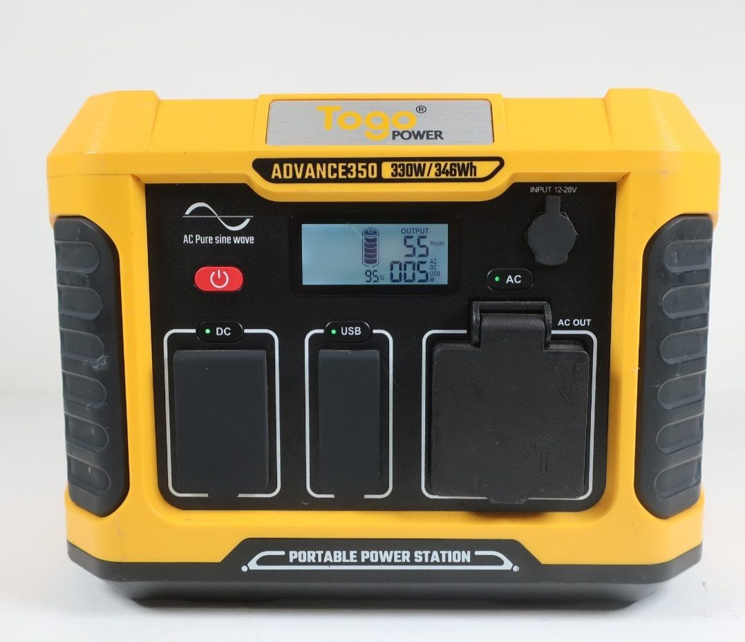 Togo Power Advance350 Portable Power Station 346Wh Lithium Backup Battery