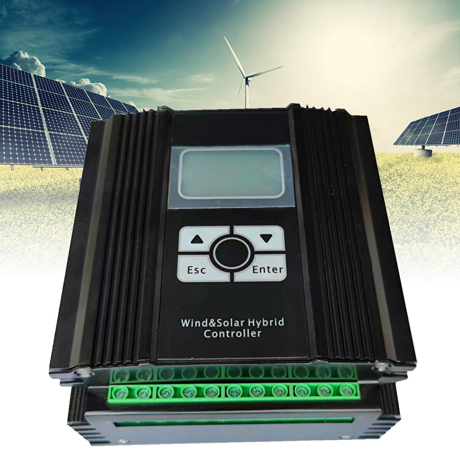 2000w Wind Solar Hybrid MPPT Charge Controller Auto Regulator 12- 48V