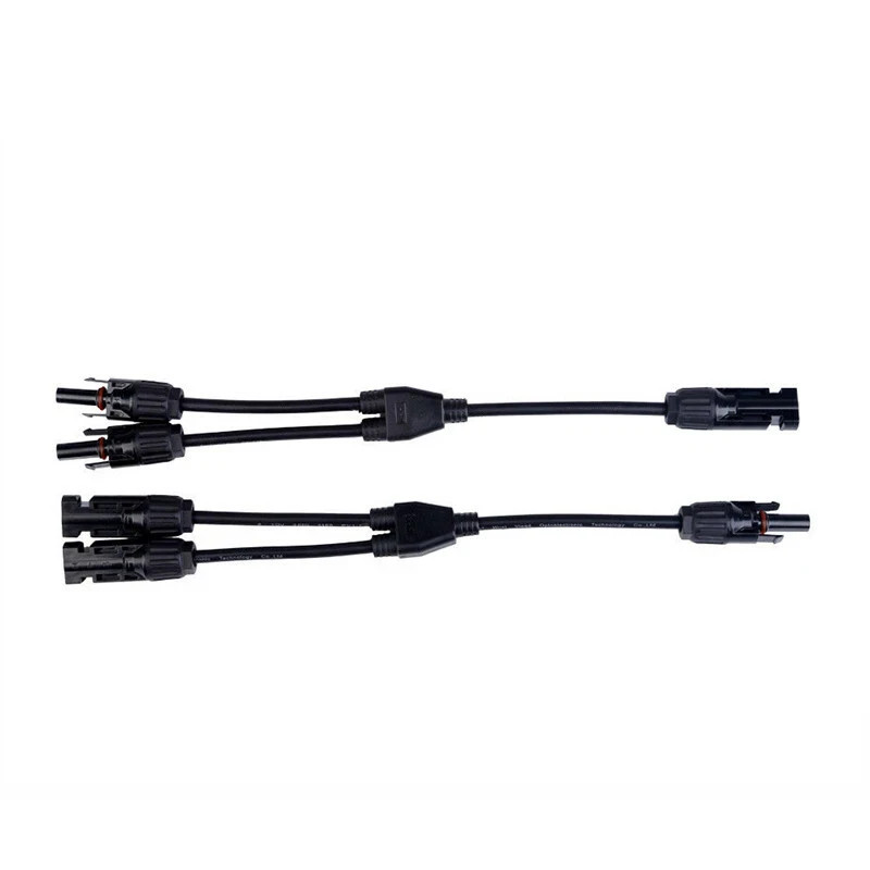 Solar Panel Y Branch Cable Connection Waterproof Adapter Connector Extension US