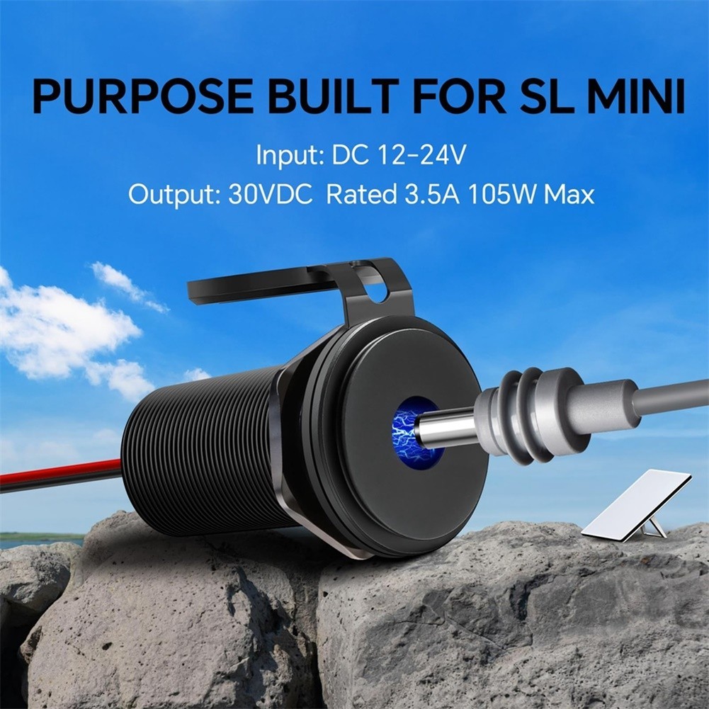 DC 12V 24V to 30V Boost Converter with 1 1/8 inch Cutout Mounting Design
