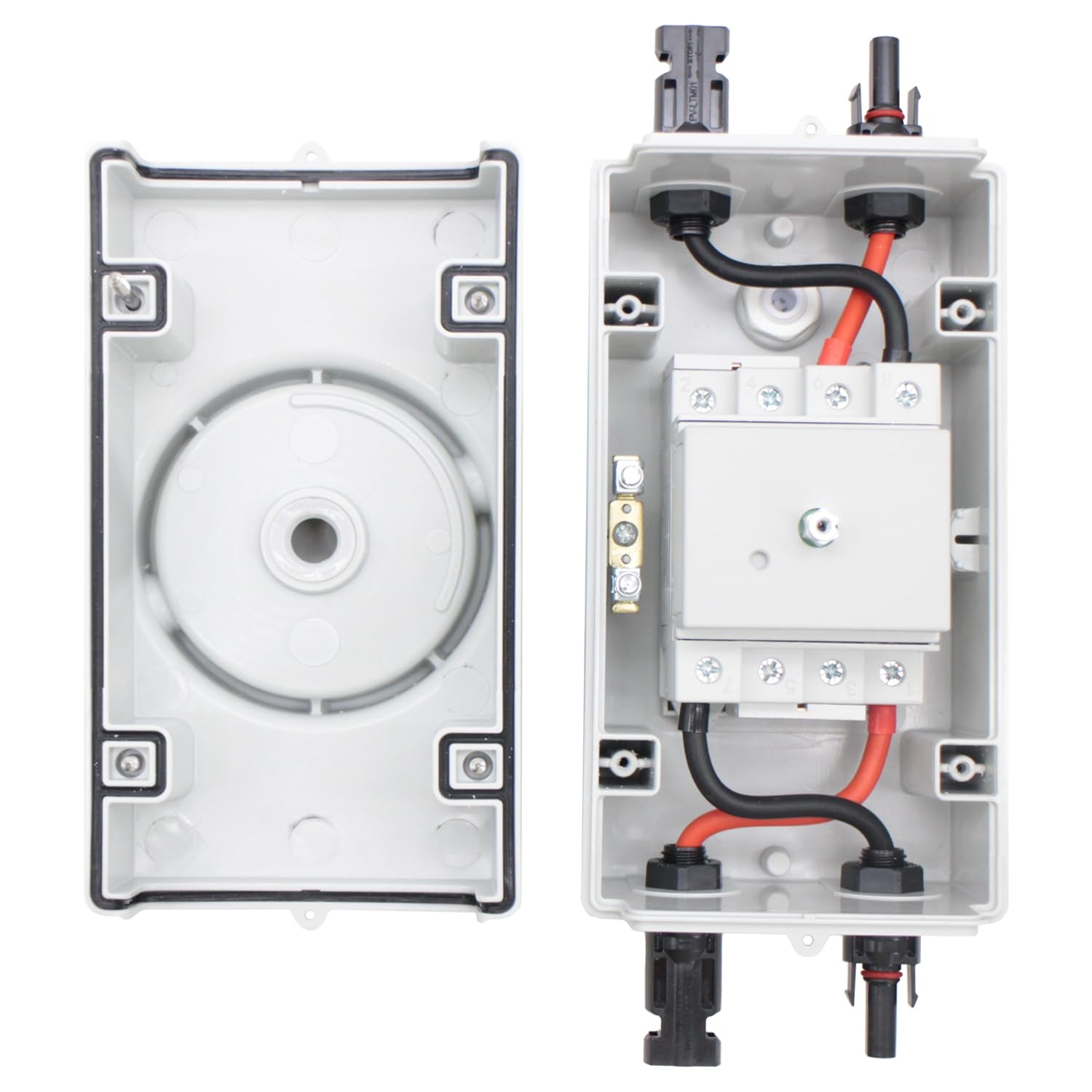 Solar Panel Disconnect Switch – HXH 1000V DC Isolator Switch, 1-in-1-out, 32A…
