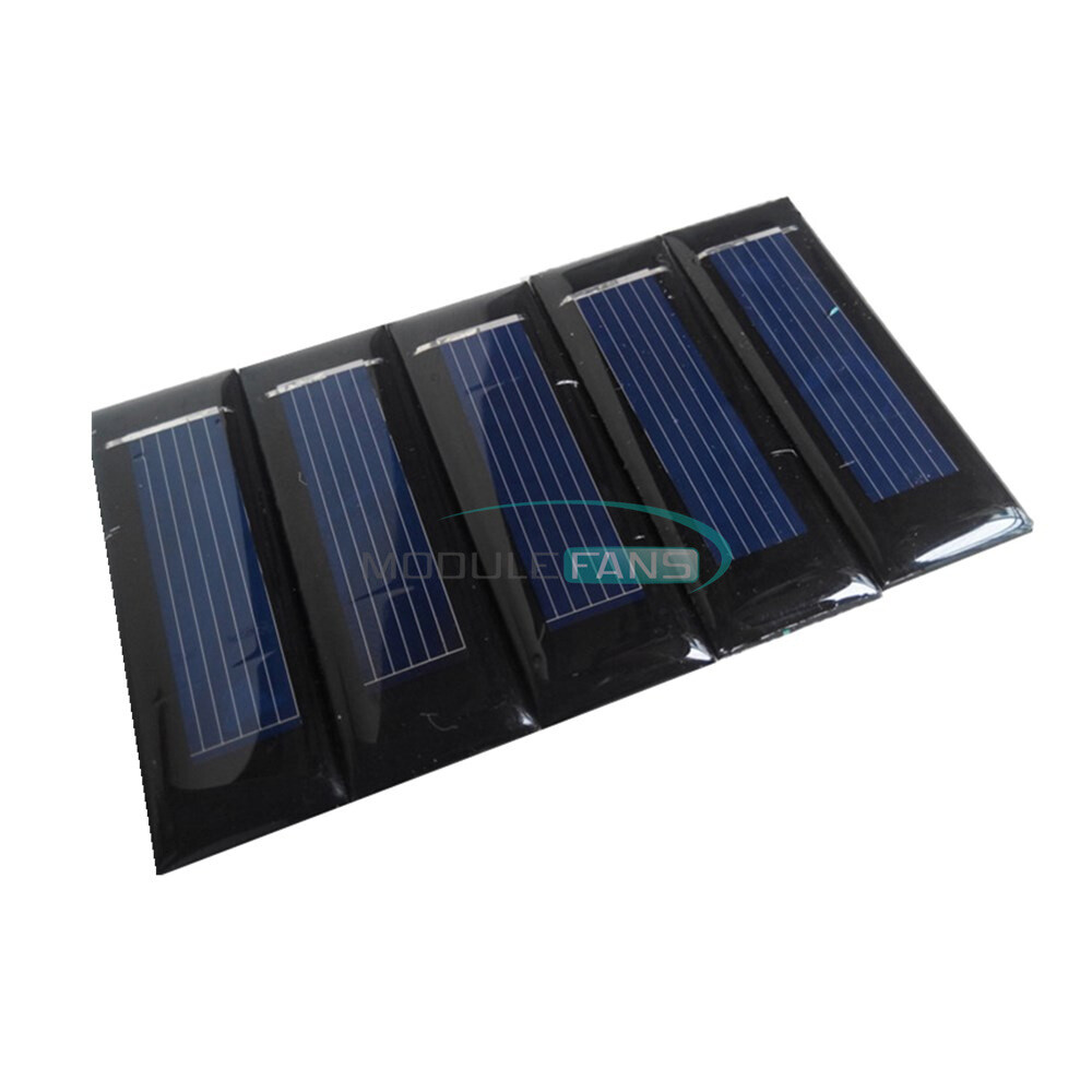 10pcs Mini Solar Panel Solar Cells Photovoltaic Panels 0.5V 100mA 0.05W