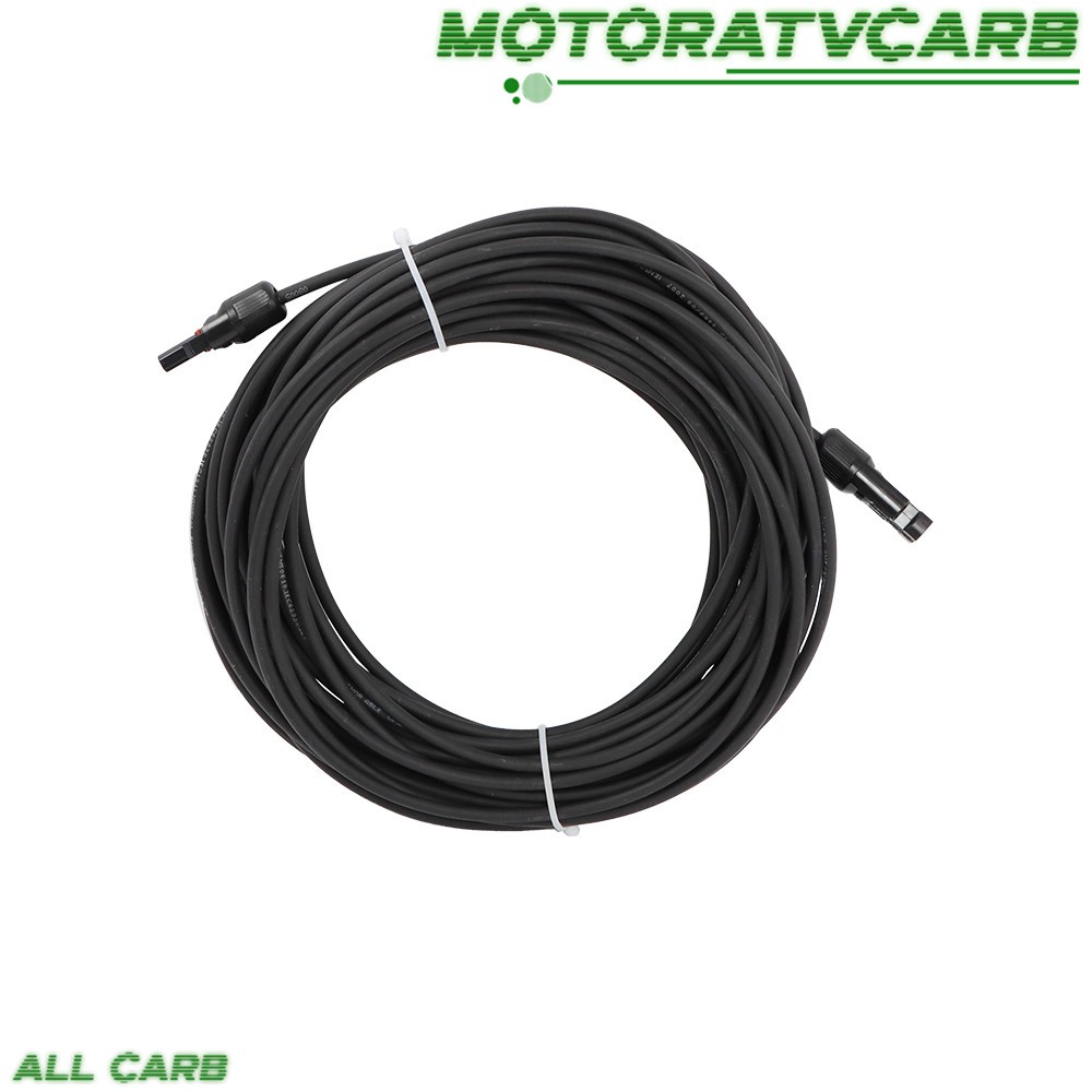 ALL-CARB 12AWG 20M Black+Red Solar Panel Extension Cable Wire+Connector
