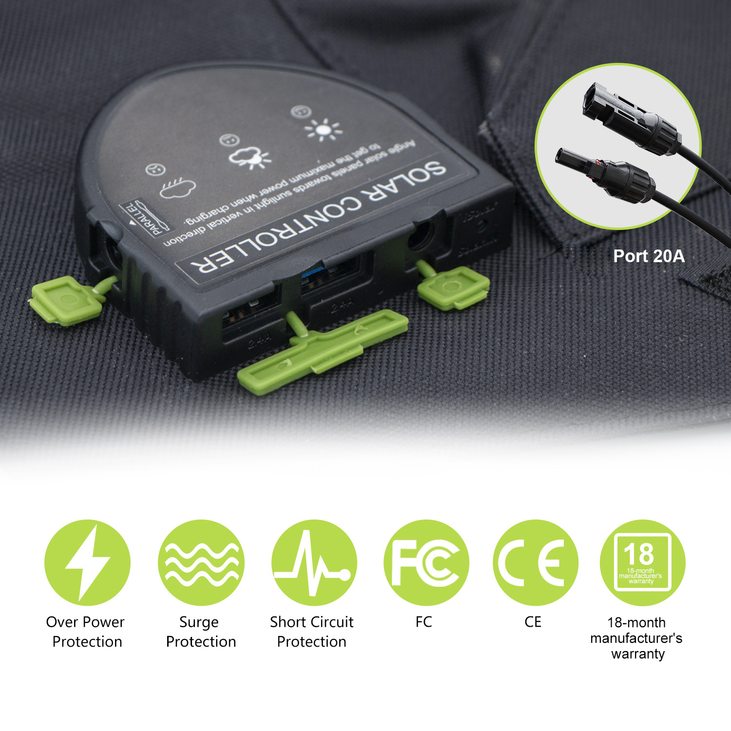 ALLPOWERS 4000W 3456Wh LiFePO4 Portable Power Station with 2X 140W Solar Panels