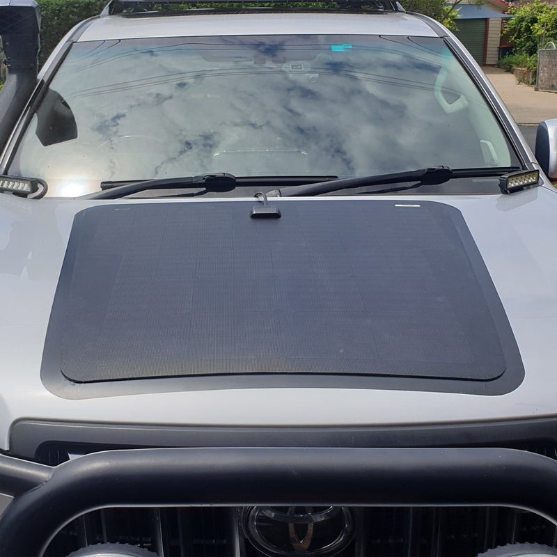 Toyota Prado 120 125(2002-2009) Lensun 100W Bonnet Flexible Solar Panel Best New
