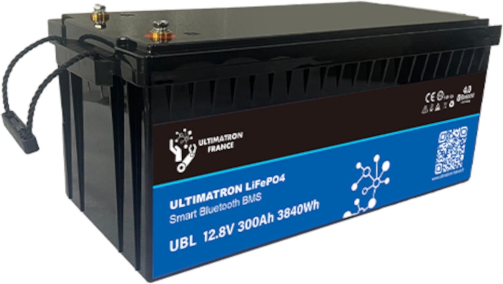 Ultimatron LifePo4 Lithium Battery 12.8V 300Ah UBL-12-300-PRO with Bluetooth