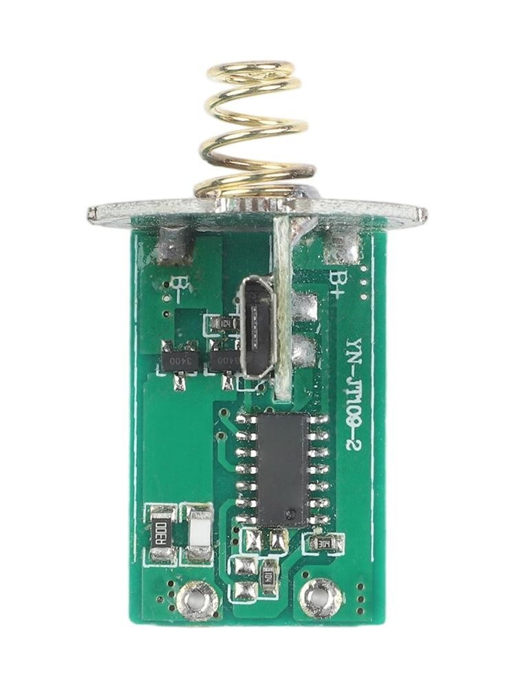 Compact 31×19.6mm LED Driver PCB for 3-4.2V Flashlights with Switch