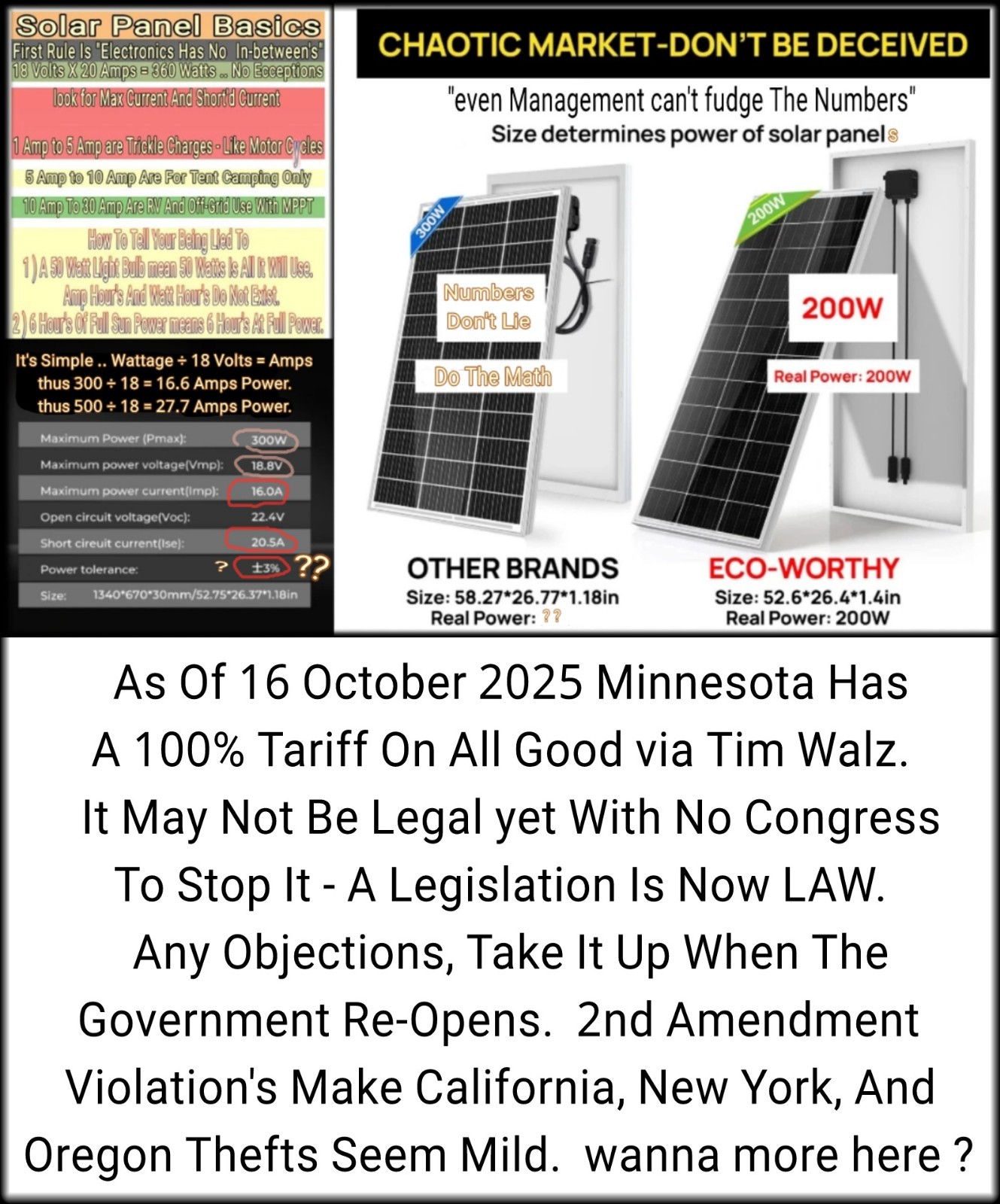 Solar Panels 20 Amps – Pickup Only – 400 Watts tested . $50.00