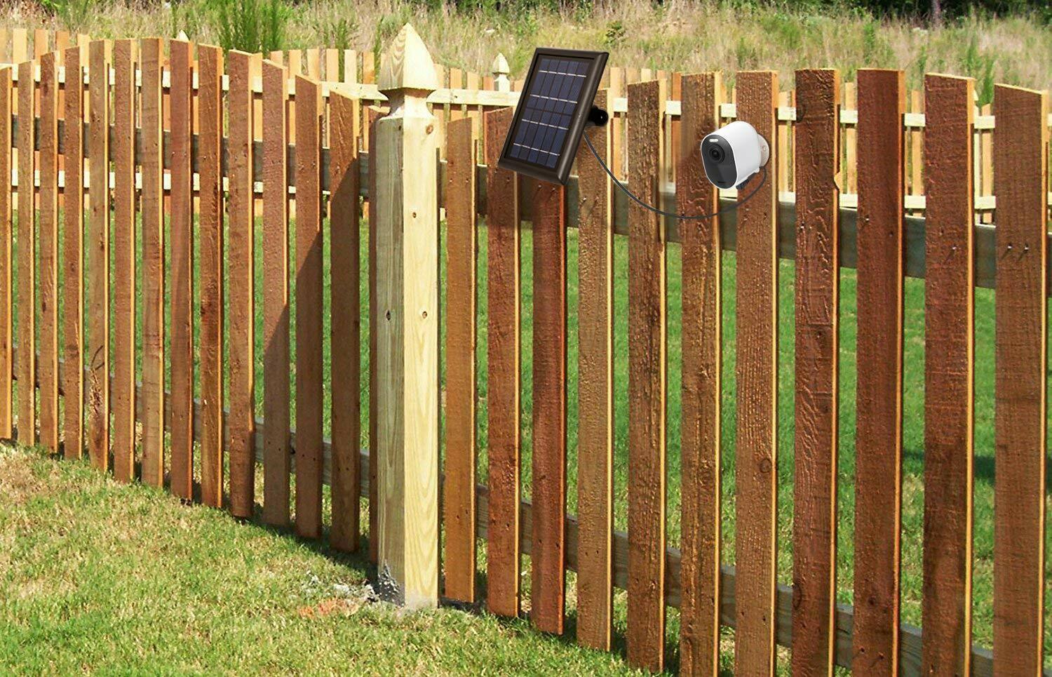 Wasserstein Solar Panel with 13.1ft/4m Cable Compatible with Arlo Essential