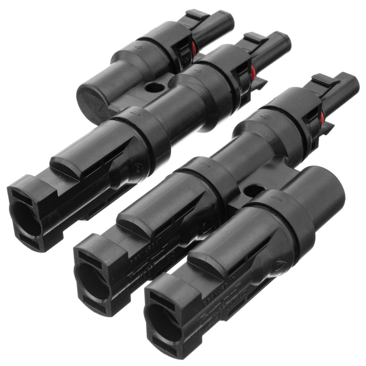 Solar Panel T Connector 2 to 1 Parallel PV Cable MFF MMF Waterproof 30A 1000V