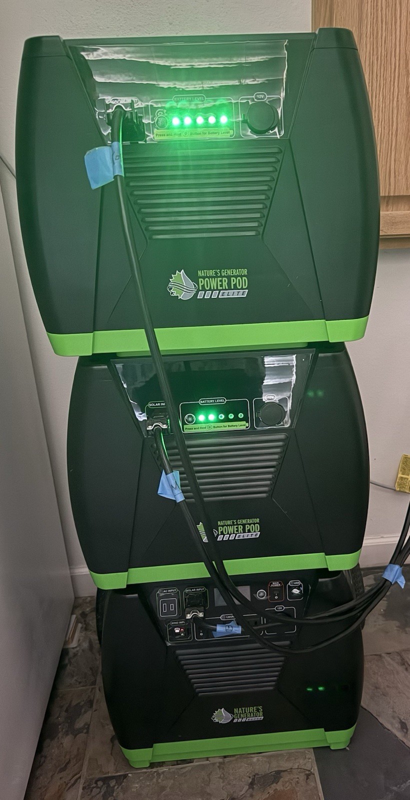 Natures Generator Elite Platinum System Complete W/ 6 Solar Panels Extra Pod