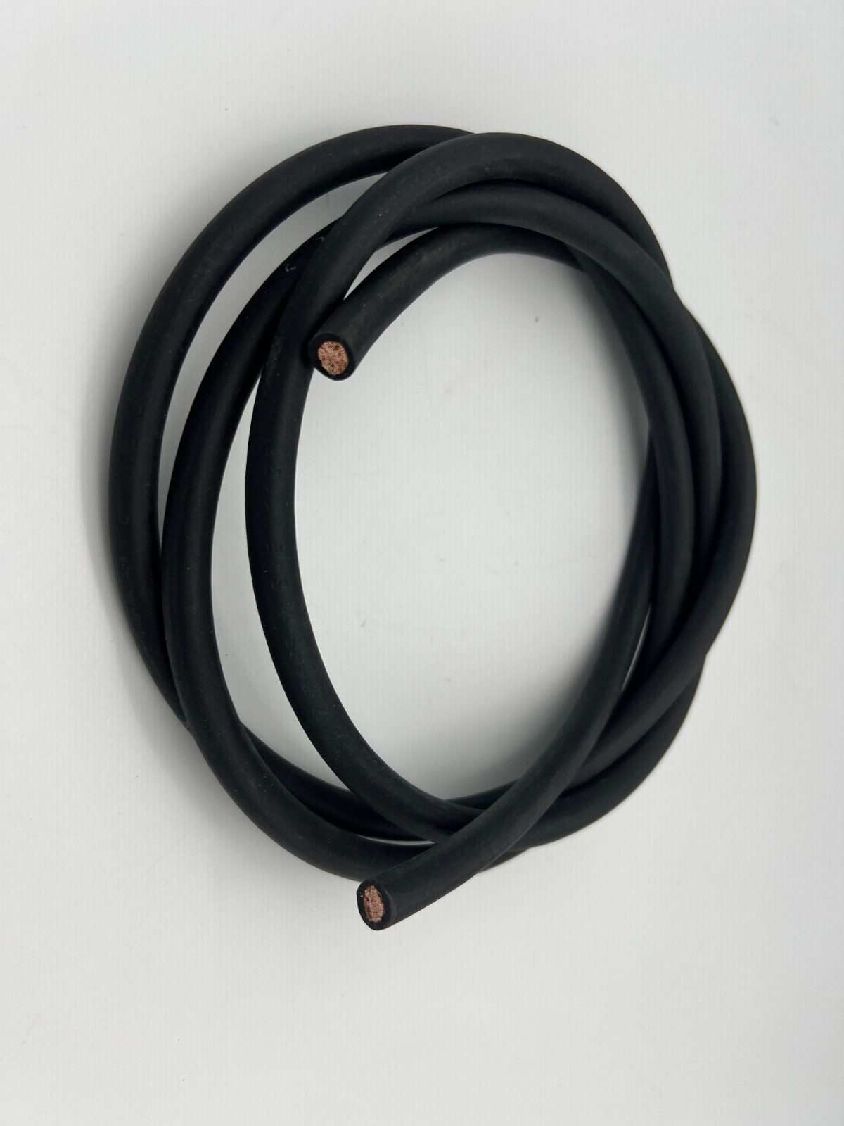 Black 4 gauge AWG industrial flexible welding / battery cable