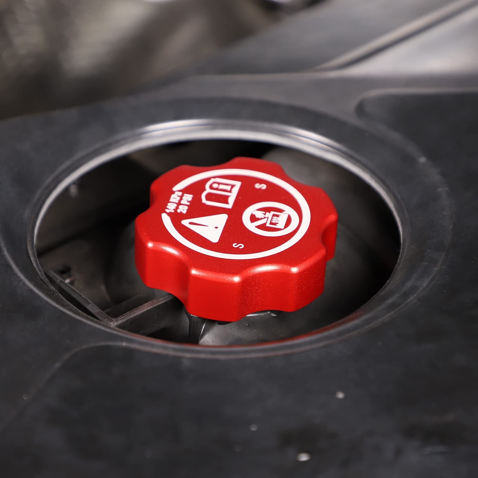 Engine Oil Cap Radiator Cap Washer Cap Brake Fluid Cap Cover Trim Compatible …