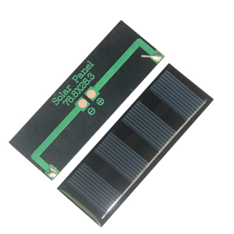 Polysilicon Solar Cell 0.2W 2VOutput Waterproof Design Ideal For 1.2V-2V Battery