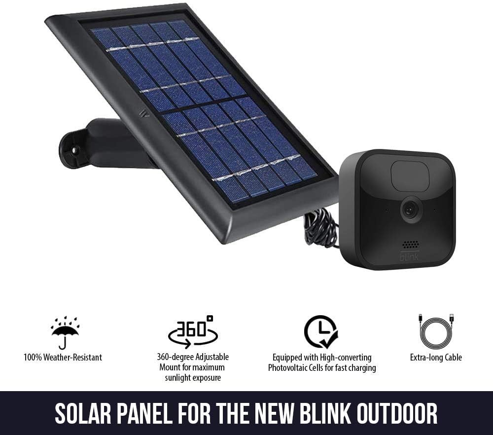 Solar Power Panel for Blink Outdoor, XT and XT2 Camera Charger (Used)