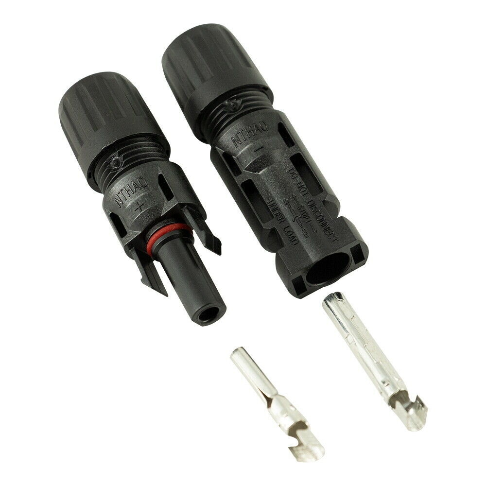 20PCS Solar Pannel Cable Connector Waterproof Male Female Wire Joiners 4mm-6mm