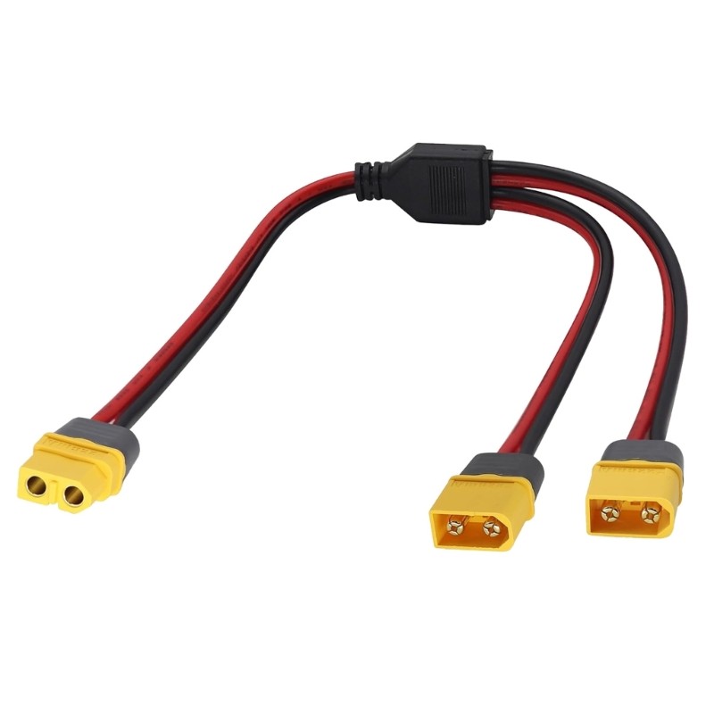 XT60 20cm Y Wire with PVC Cover for Common XT60 Line Work Use