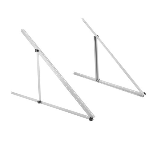 2Pcs 45 Inch Solar Panel Tilt Mount Brackets For Motorhome Boat Adjustable 0-90°