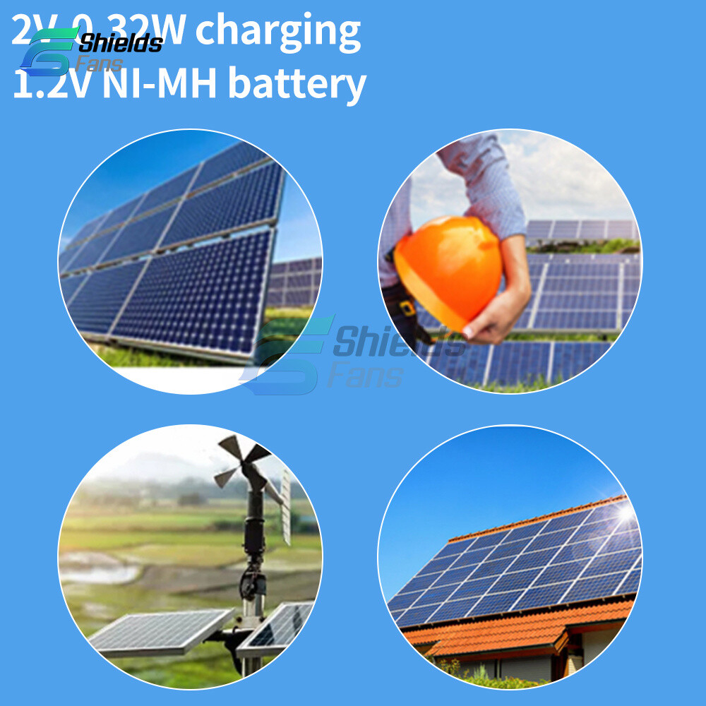 2V 0.32W 160mA Solar Panel Power Generation Panel For 1.2V Photovoltaic Panel