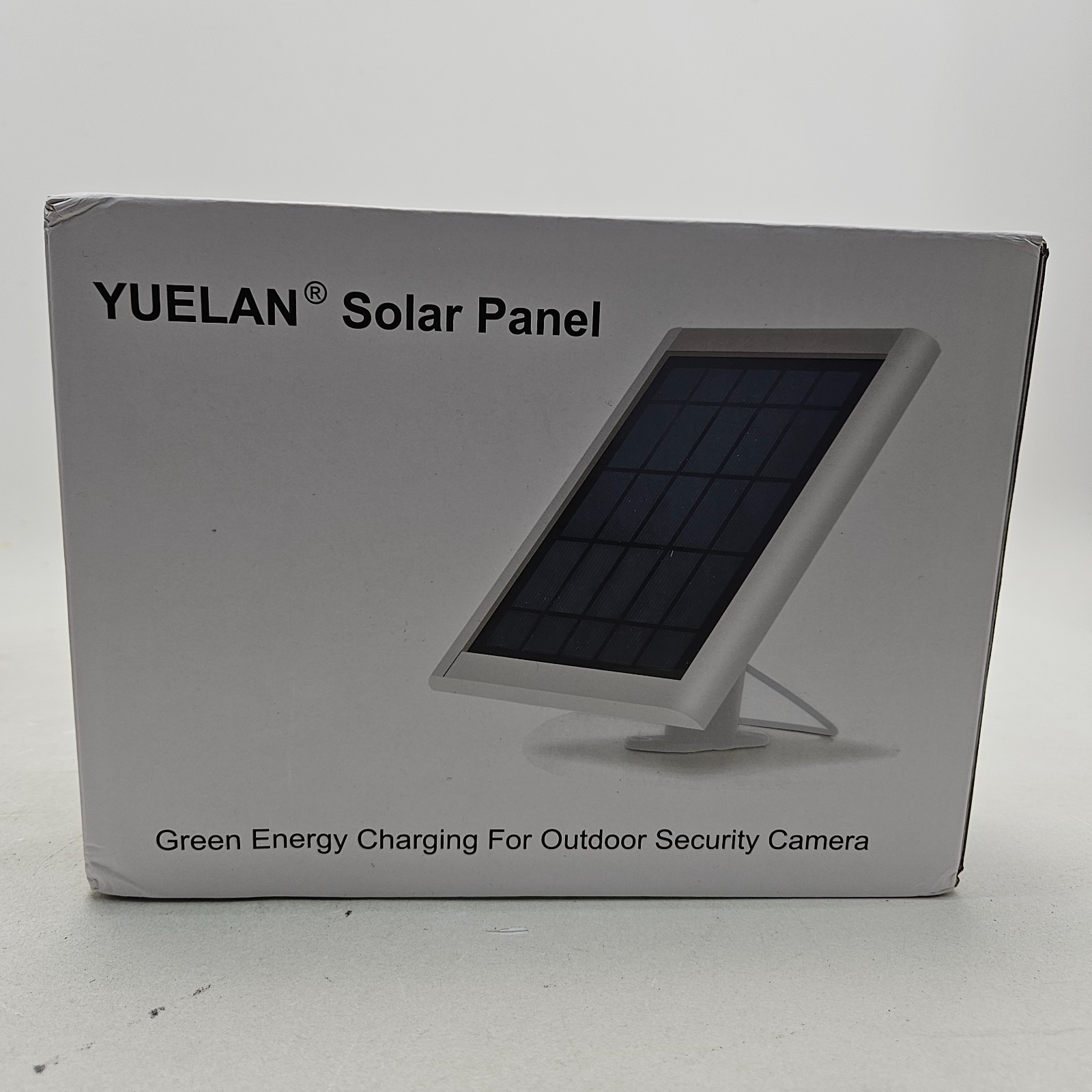 2 pack YUELAN Solar Panel- green energy charging for outdoor security camera