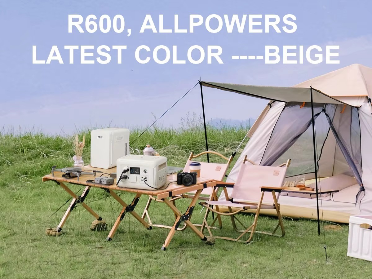 R600 Portable Generator 299Wh 600W Powerstation with AC Outlets LiFePO4 Battery
