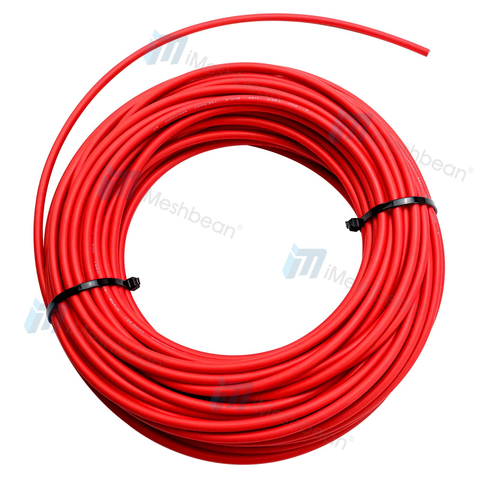 200 FT Solar Wire 10 AWG Solar Panel Extension Cable w/ Flexible Wire Connectors