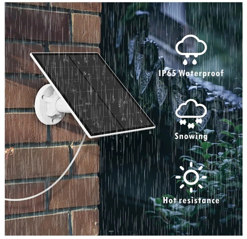 5W Solar Panel – Outdoor Wireless Security Camera Waterproof
