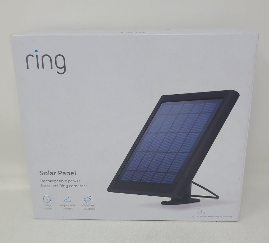 Ring Solar Panel – Compatible with Ring Spotlight Cam Battery and Stick Up. New