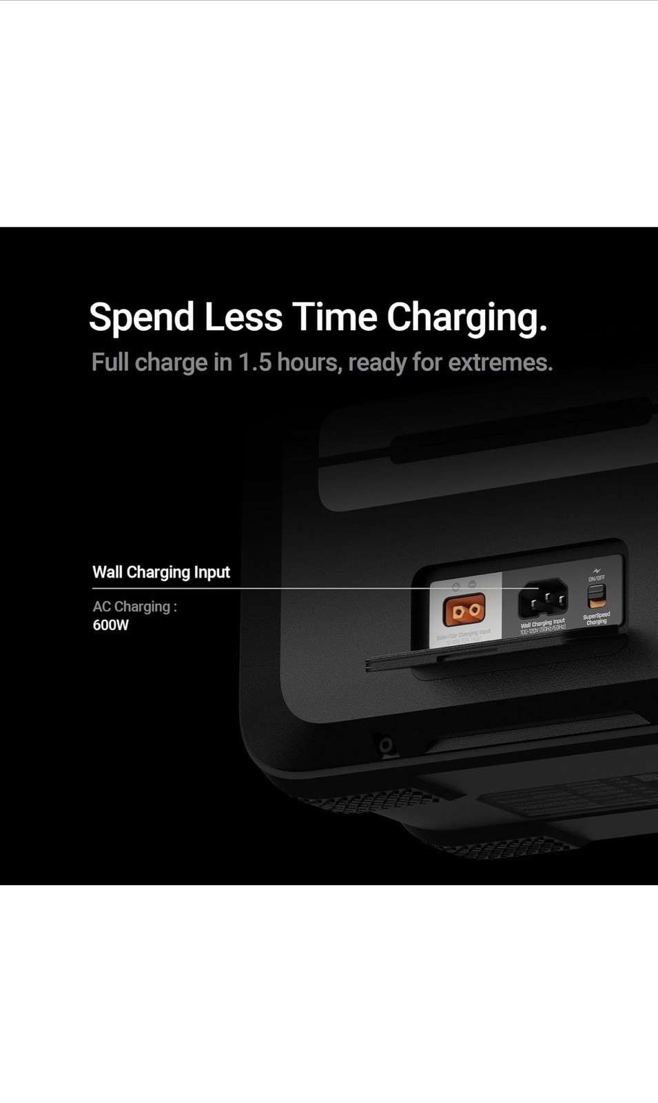 Hulkman Mega 576Wh Power Station Works At -4°, PD100W, 1 Hour Charging, Lithium