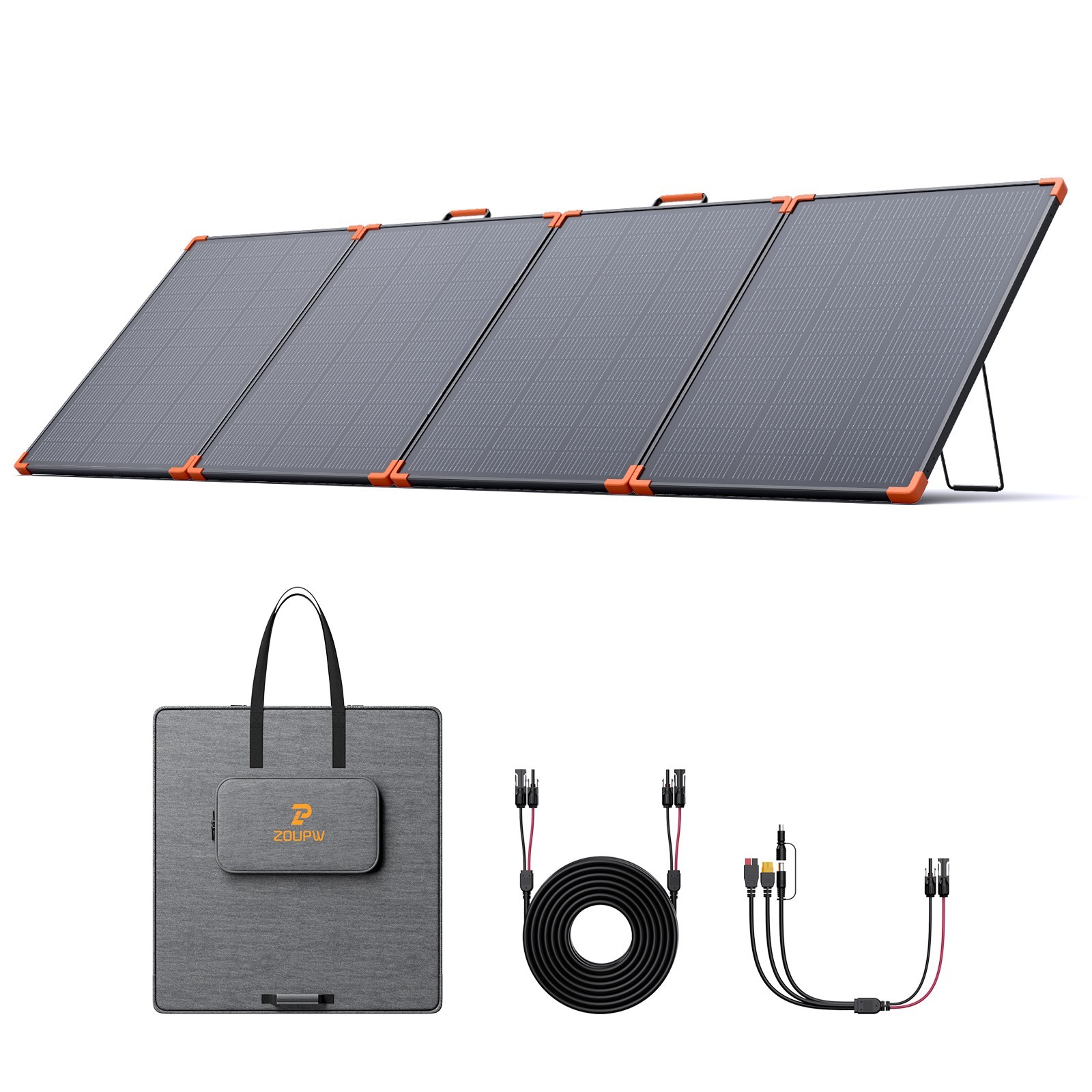 ZOUPW 350W Solar Panel Portable N-Type 16BB for Power Station Camping RV Trip