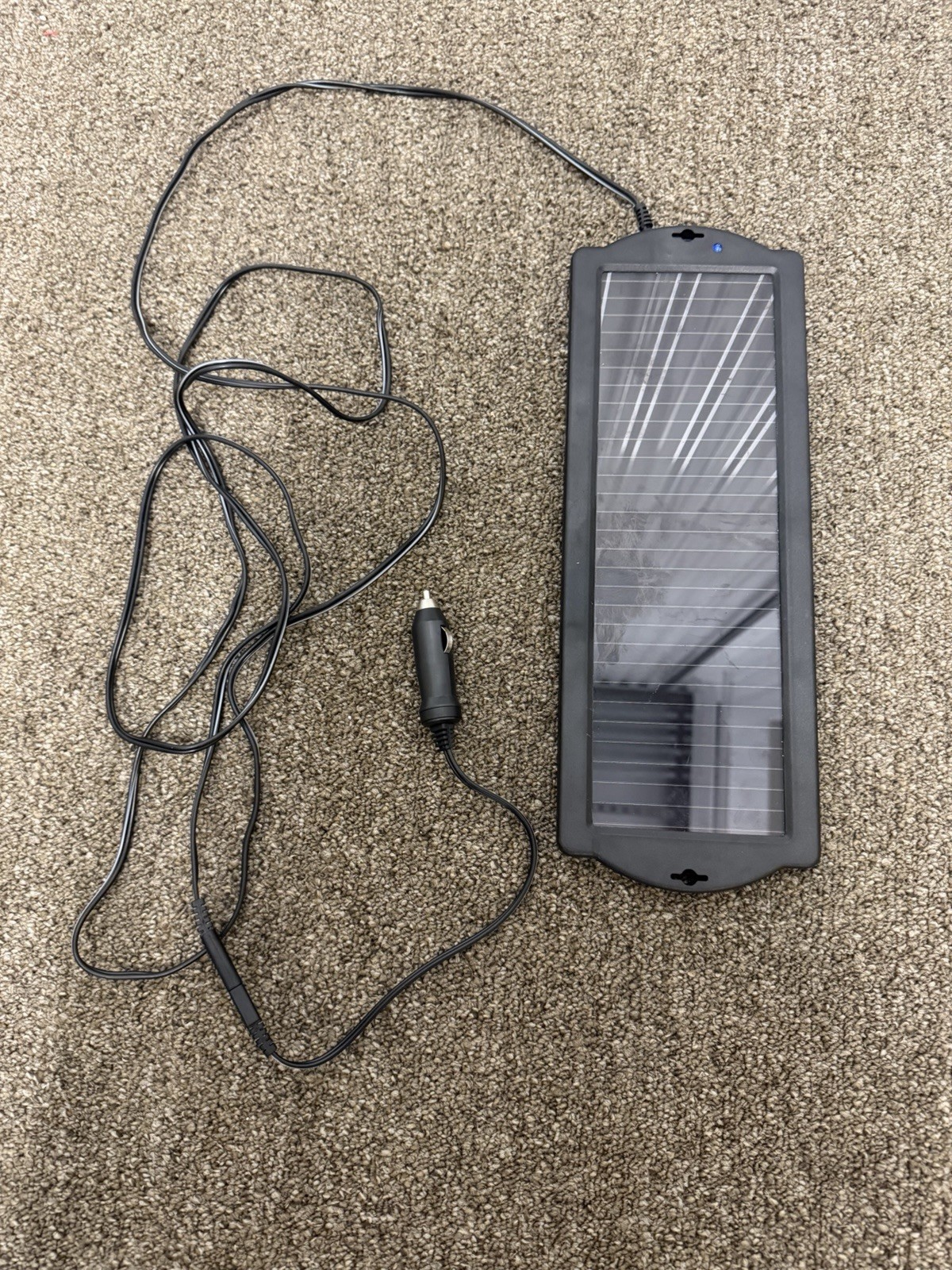 THUNDERBOLT MAGNUM SOLAR 1.5 WATT 12V SOLAR BATTERY CHARGER Untested SKU:P