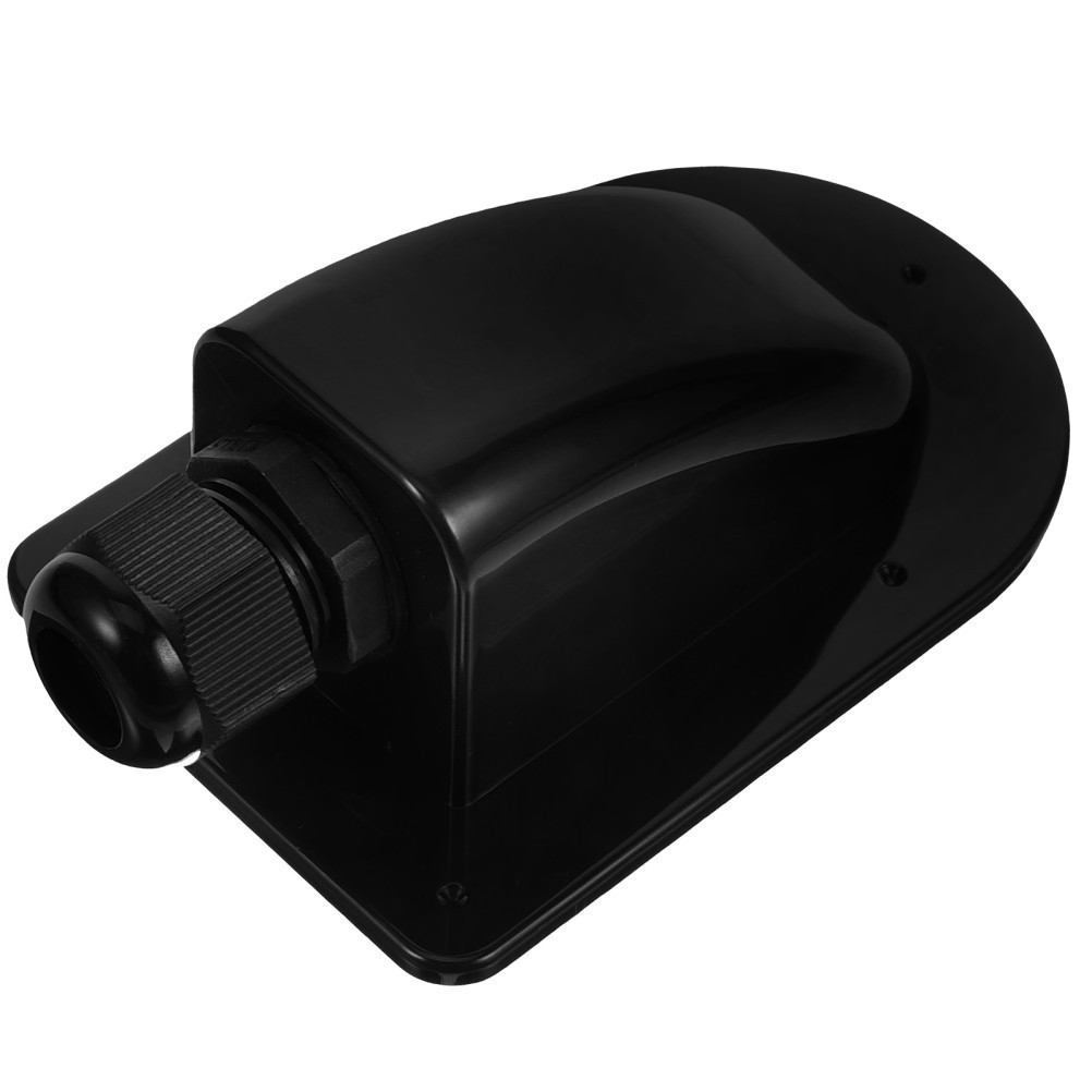 Uv Resistant Solar Cable Entry Box for Rv Solar Panel Wiring Black Plastic Case