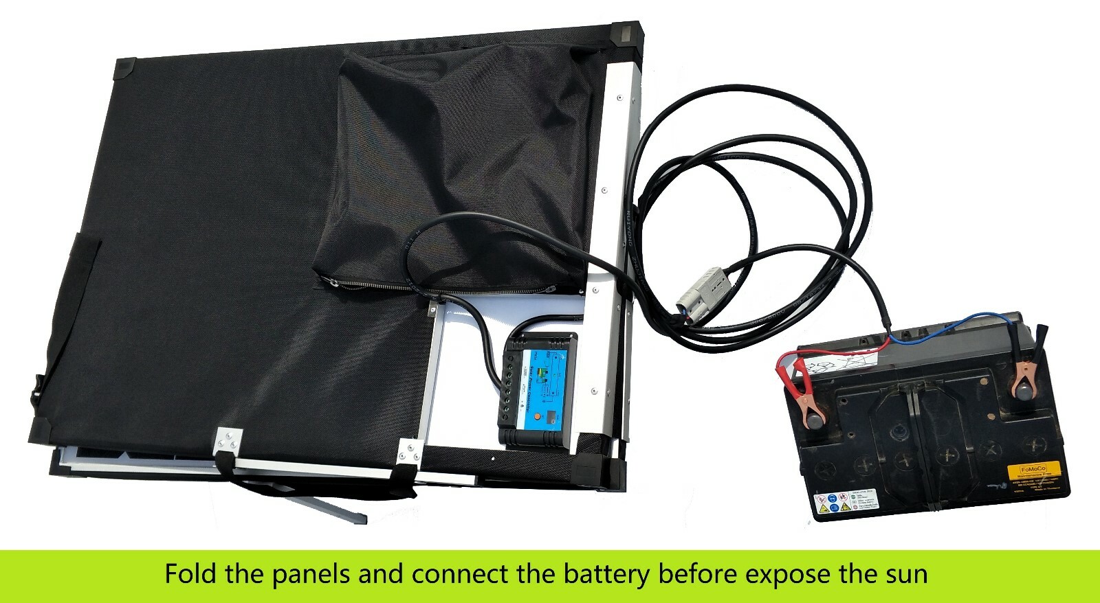 12V 140W Folding solar panel. Suit Lead Acid & Lithium Bat. Customized config.