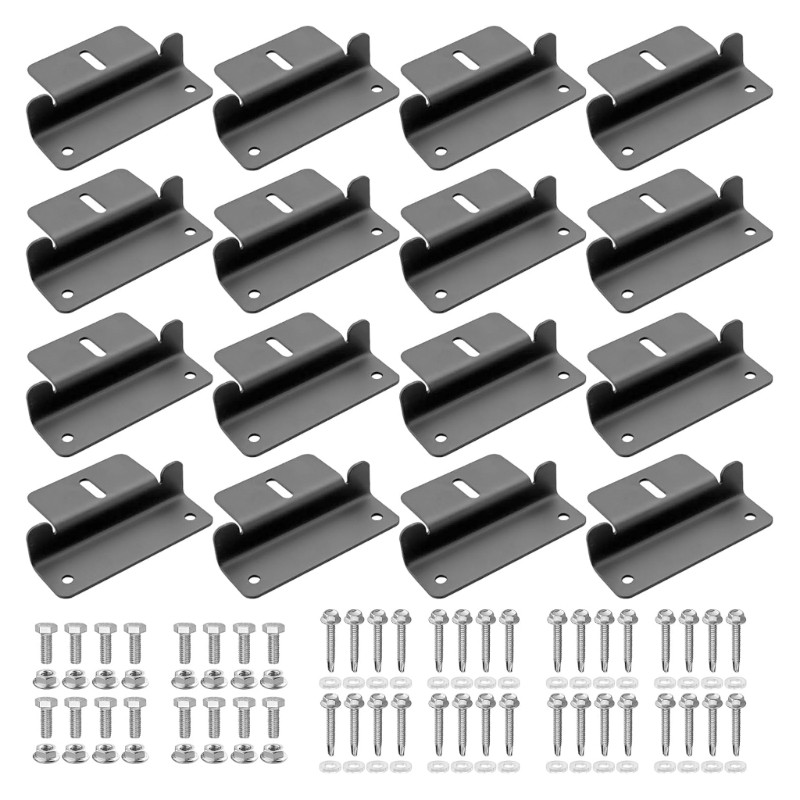 Solars Panel Mounting Hardware Heavy Type Brackets Weather Resistant Metal Frame