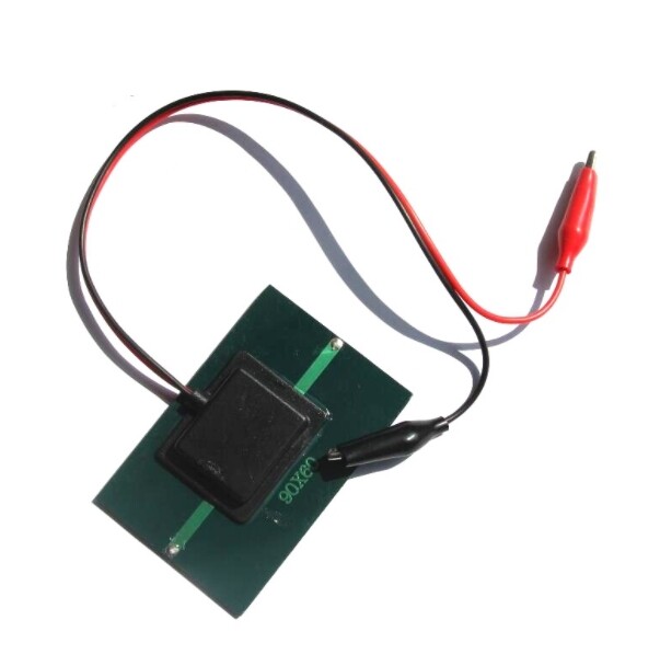 0.6W 6V solar drip glue board+tiger clip solar crystalline silicon solar panel