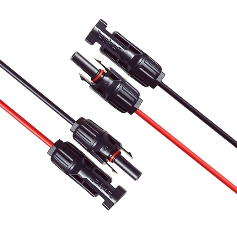 Multi-Contact 4 Connectors Extension Cord Wire For Photovoltaic Application