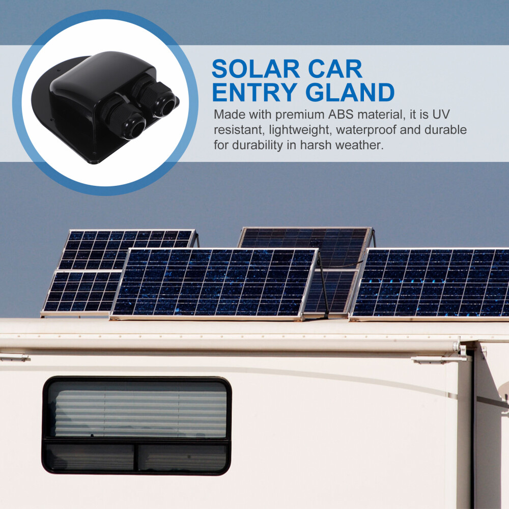 Solar Cable Entry Gland for RV Panel – Double Wire Holder-PV