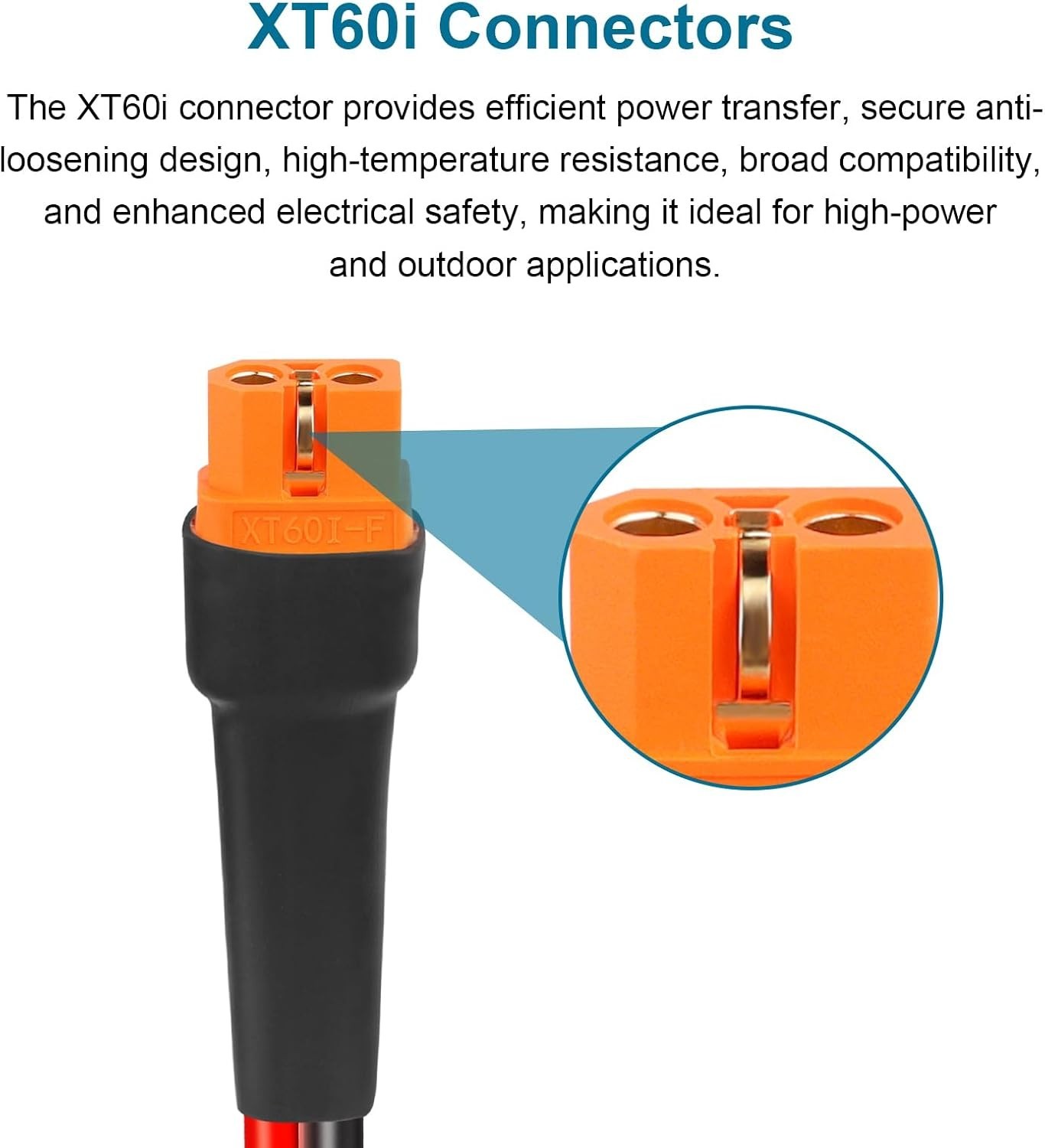 XT60i Solar Cable Adapter 30FT – Tinned Copper Wire